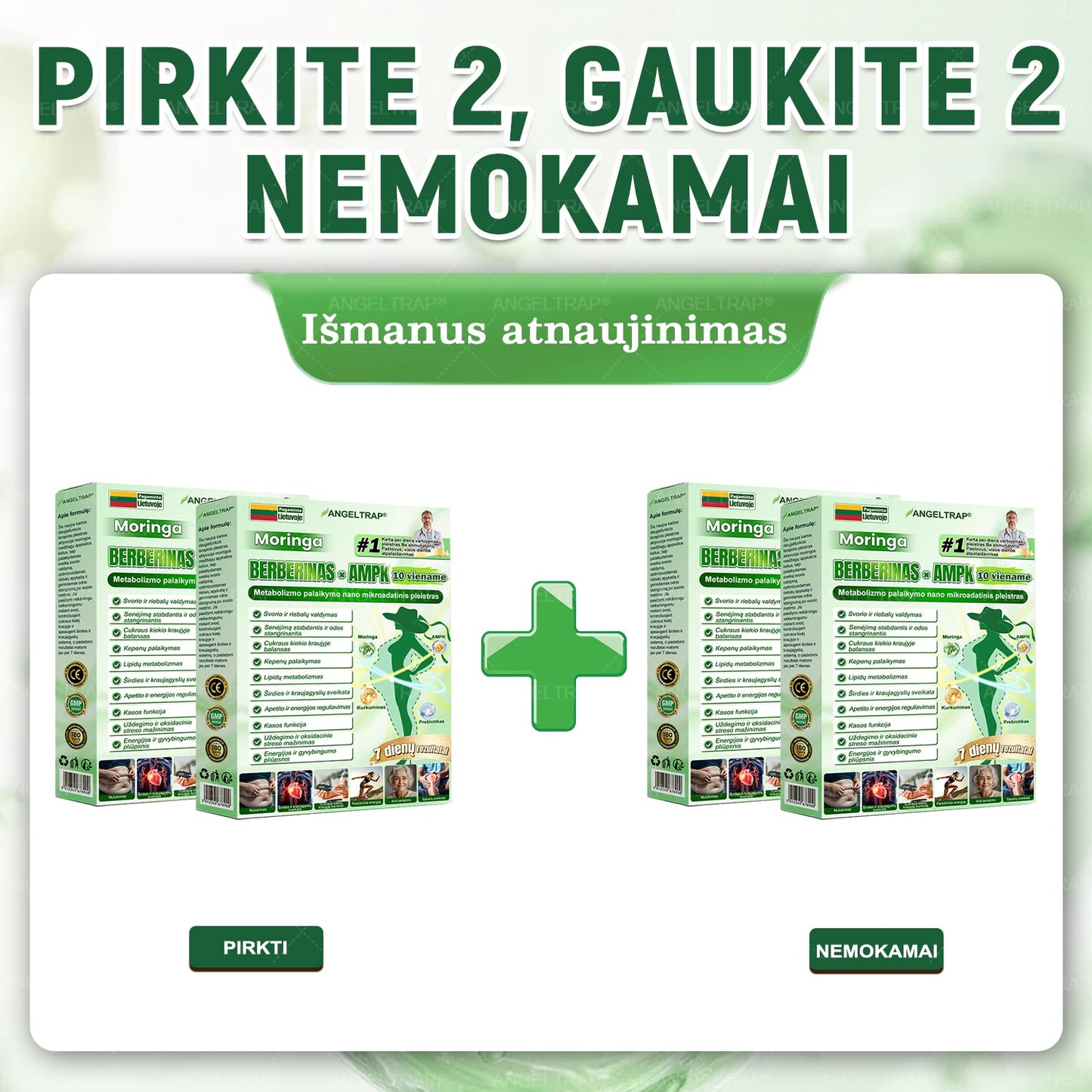 💐𝐴𝑁𝐺𝐸𝐿𝑇𝑅𝐴𝑃® 𝐌𝐨𝐫𝐢𝐧𝐠𝐚 × 𝐁𝐞𝐫𝐛𝐞𝐫𝐲𝐧𝐚 × 𝐀𝐌𝐏𝐊 𝟏𝟎 в 𝟏 – Nano mikroadatinis pleistras svorio metimui | Tik 1 kartą per dieną ✅ Matomi pokyčiai per 𝟕 dienas – nutukimui, širdies ir kraujagyslių sveikatai, diabetui ir sąnarių problemoms gydyti