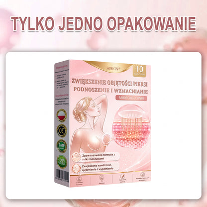🌟 HISKIN® Mikroigłowe plastry na piersi wspierające efekt pełniejszego wyglądu, liftingu i ujędrnienia